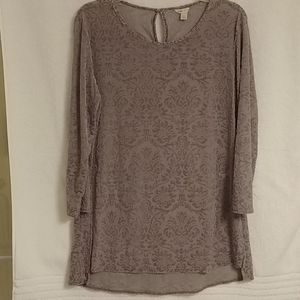 Silver Holiday Tunic